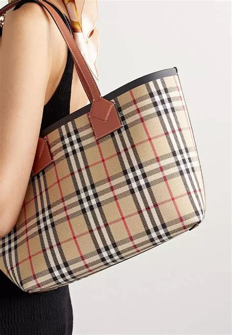 burberry london pleated bag|Burberry small London tote bag.